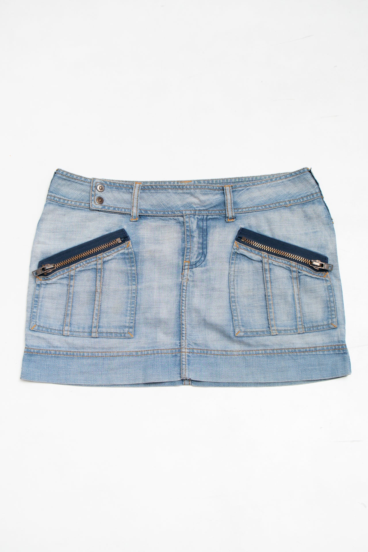 #74 Pepe Jeans London Mini Skirt Blue | c. 179 | Size 10
