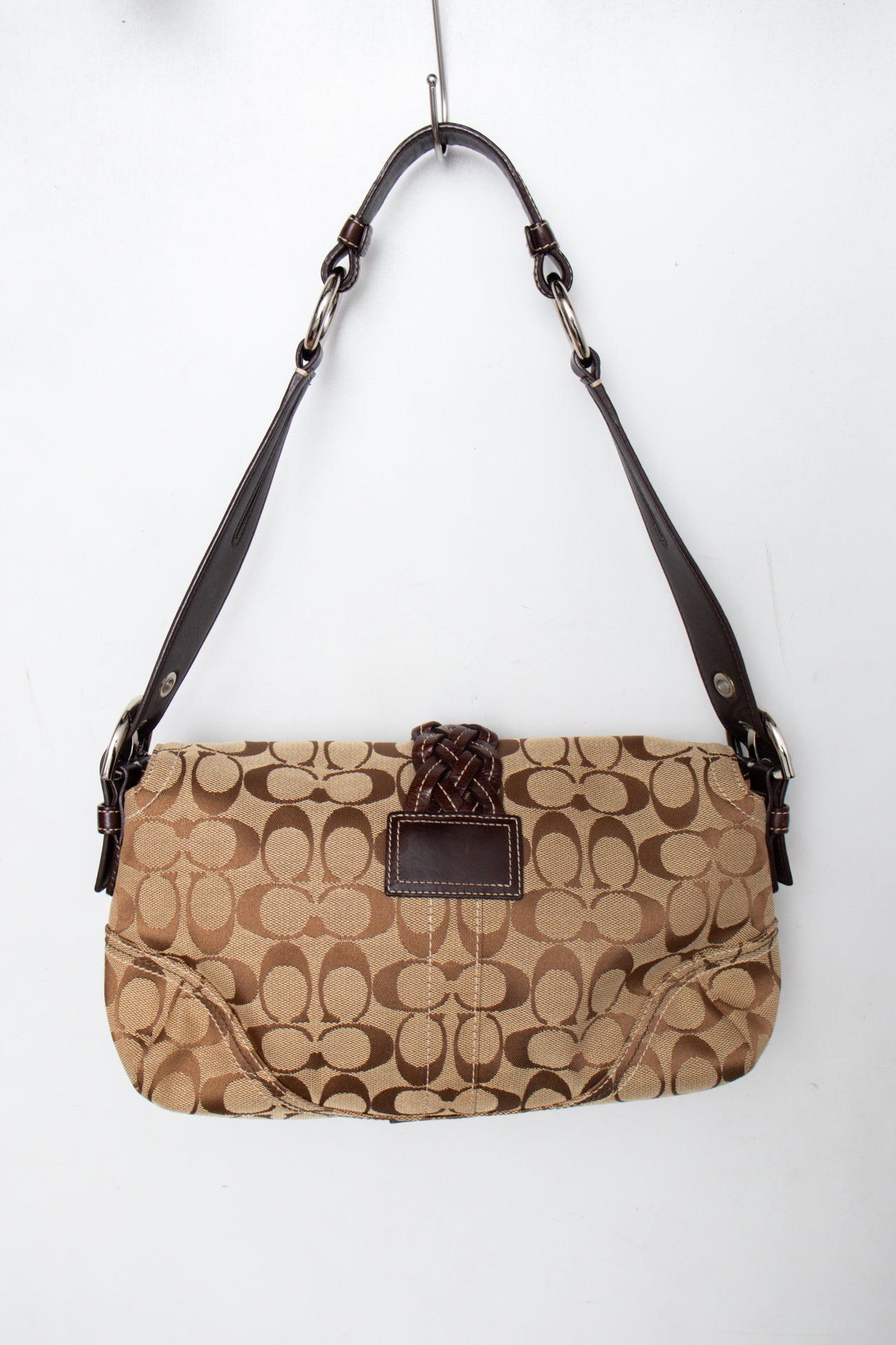#186 Coach Shoulder Bag Brown | c. 202 | Size