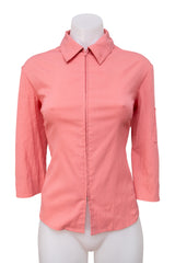 #107 Express Button-Up Pink | c. 199 | Size 8