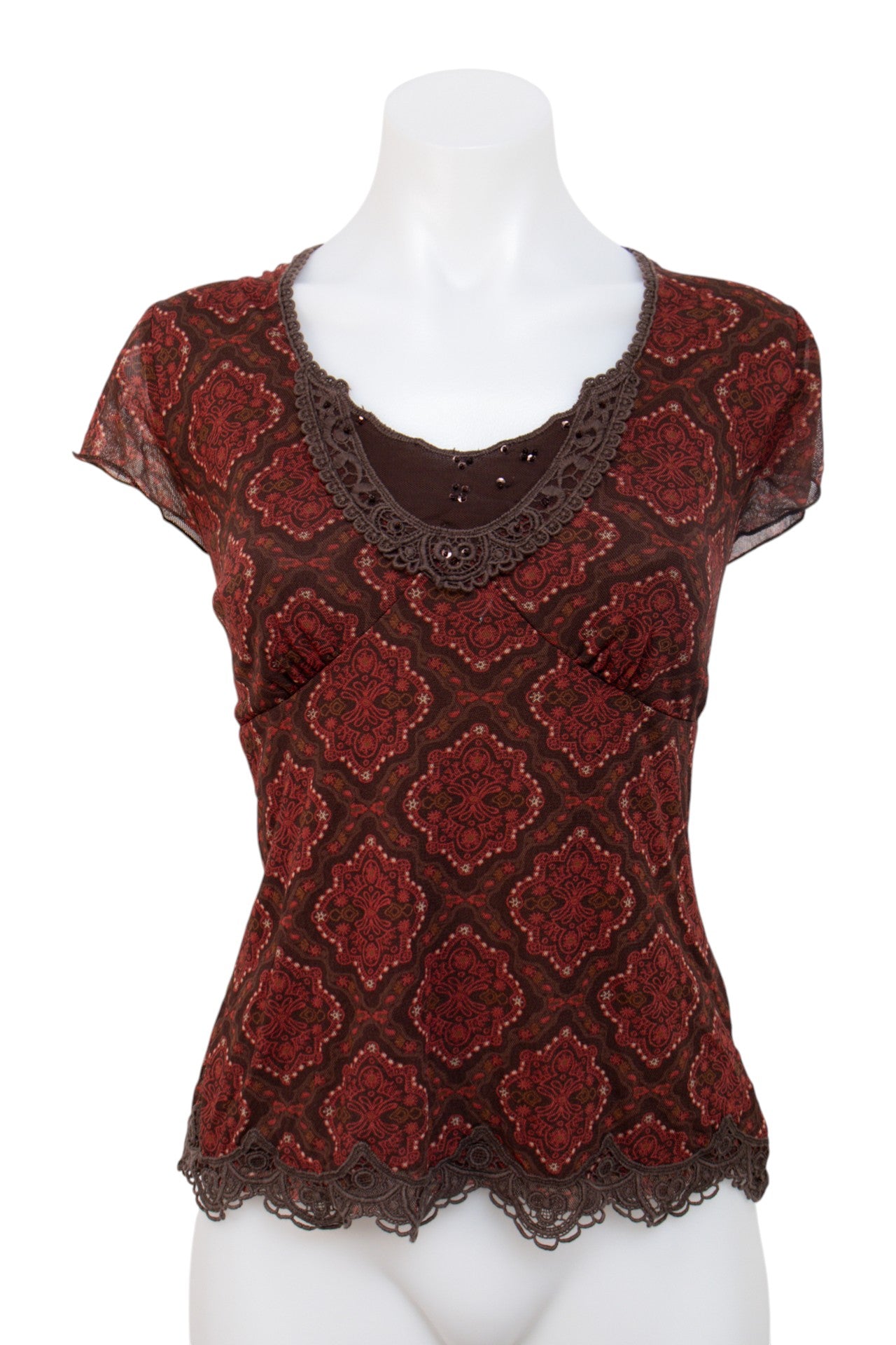#093 Apt.9 T-shirt Brown | c. | Size 10