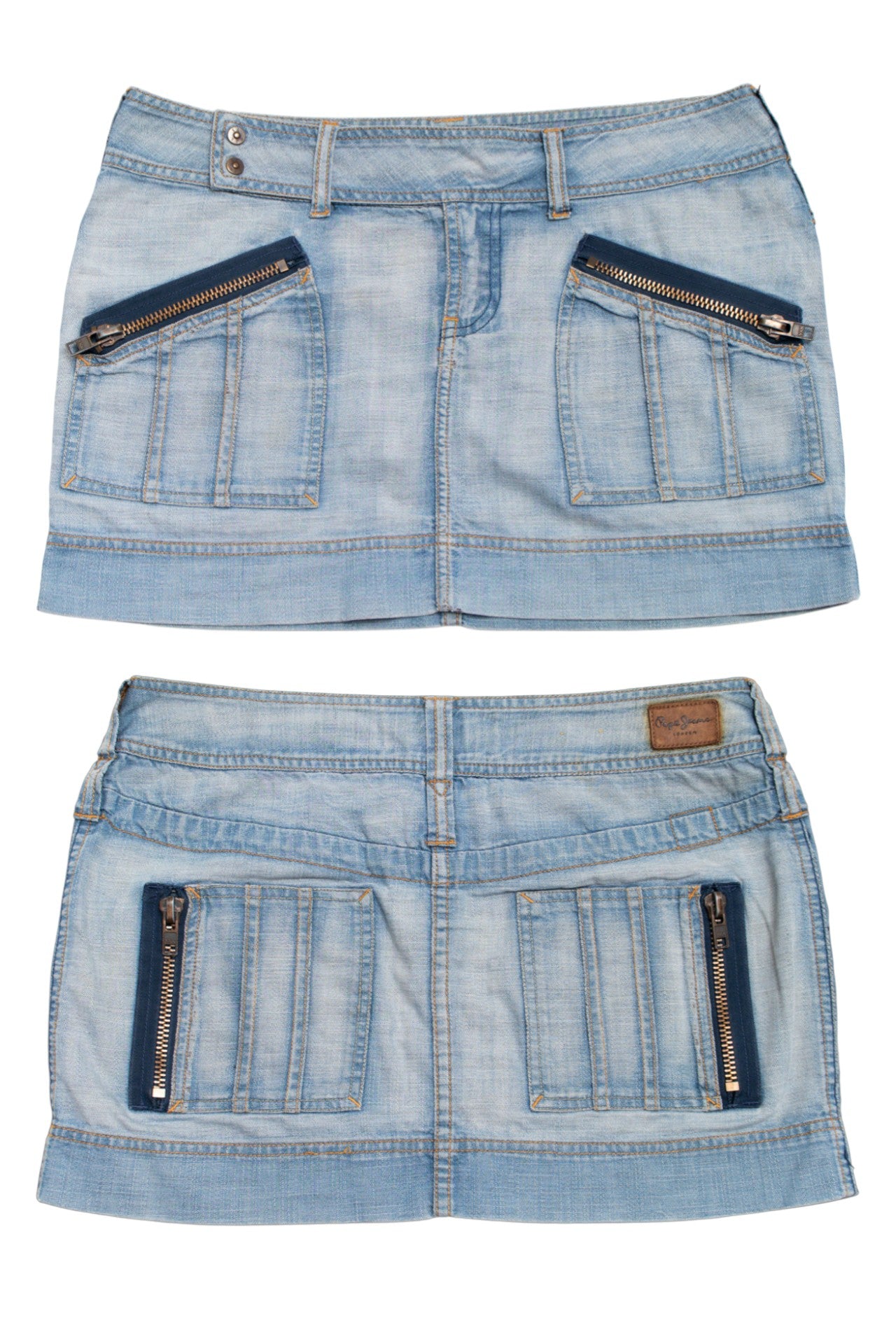 #74 Pepe Jeans London Mini Skirt Blue | c. 179 | Size 10