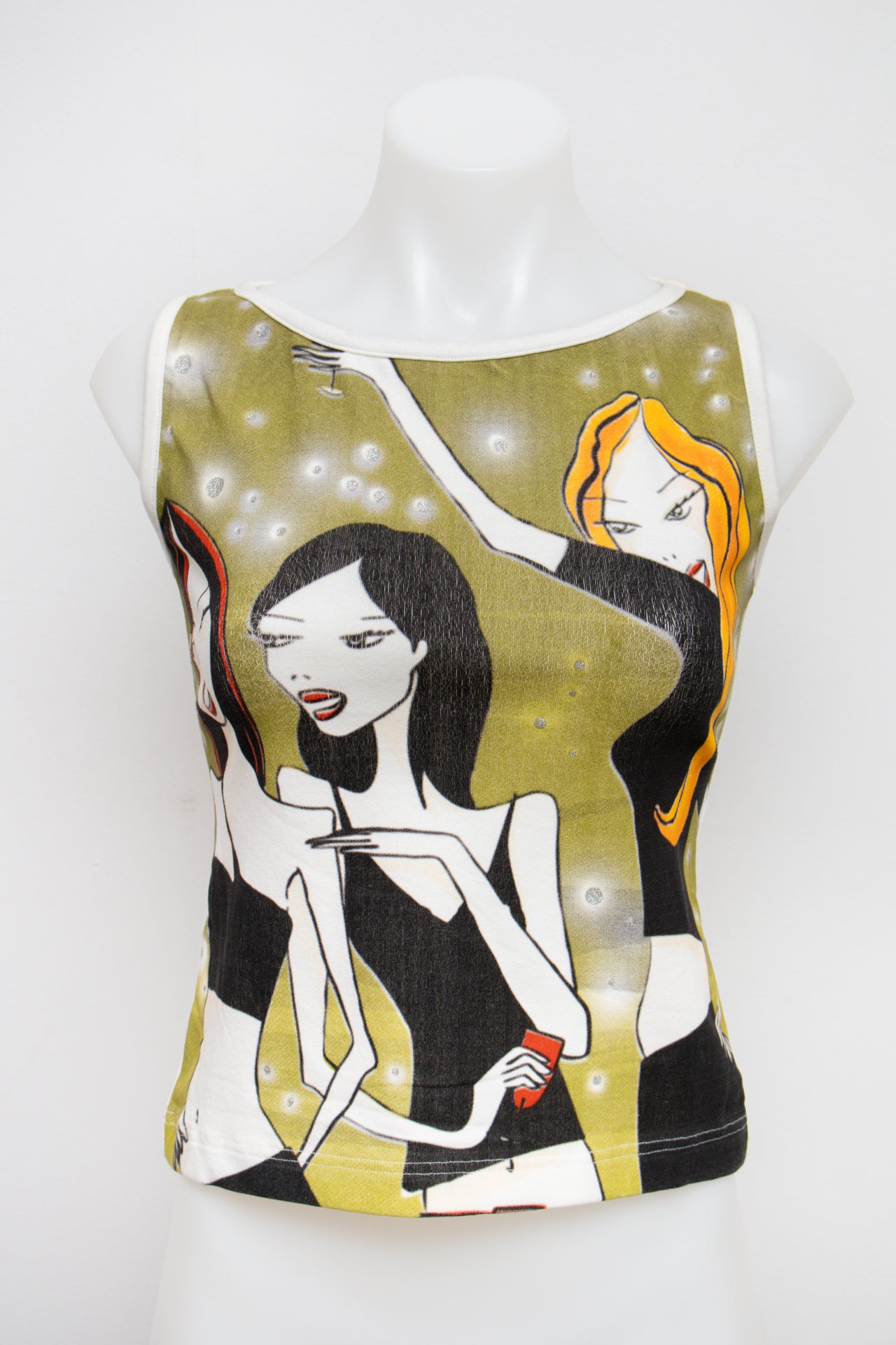 #60 Etni-s Tank Top White | c. 193 | Size 10/12
