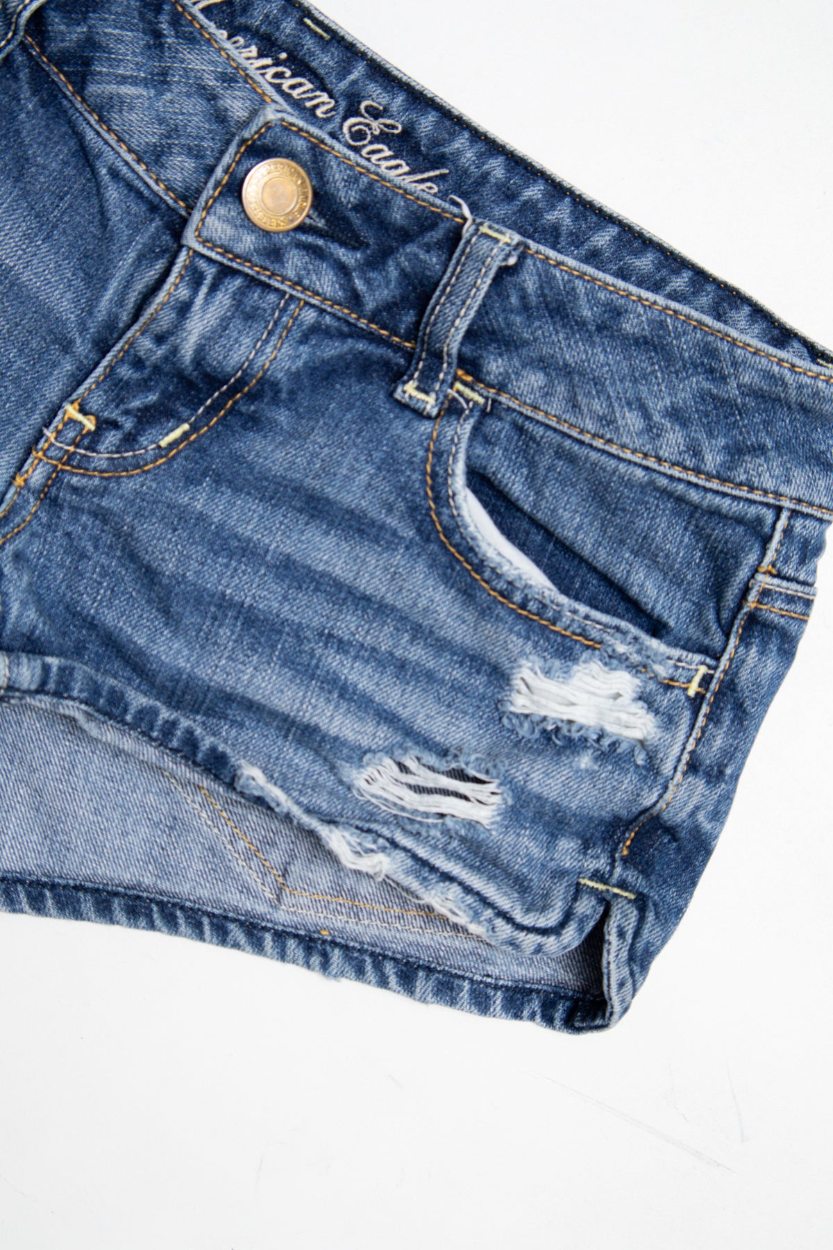 #183 American Eagle Booty Short Blue | c. 209 | Size 6