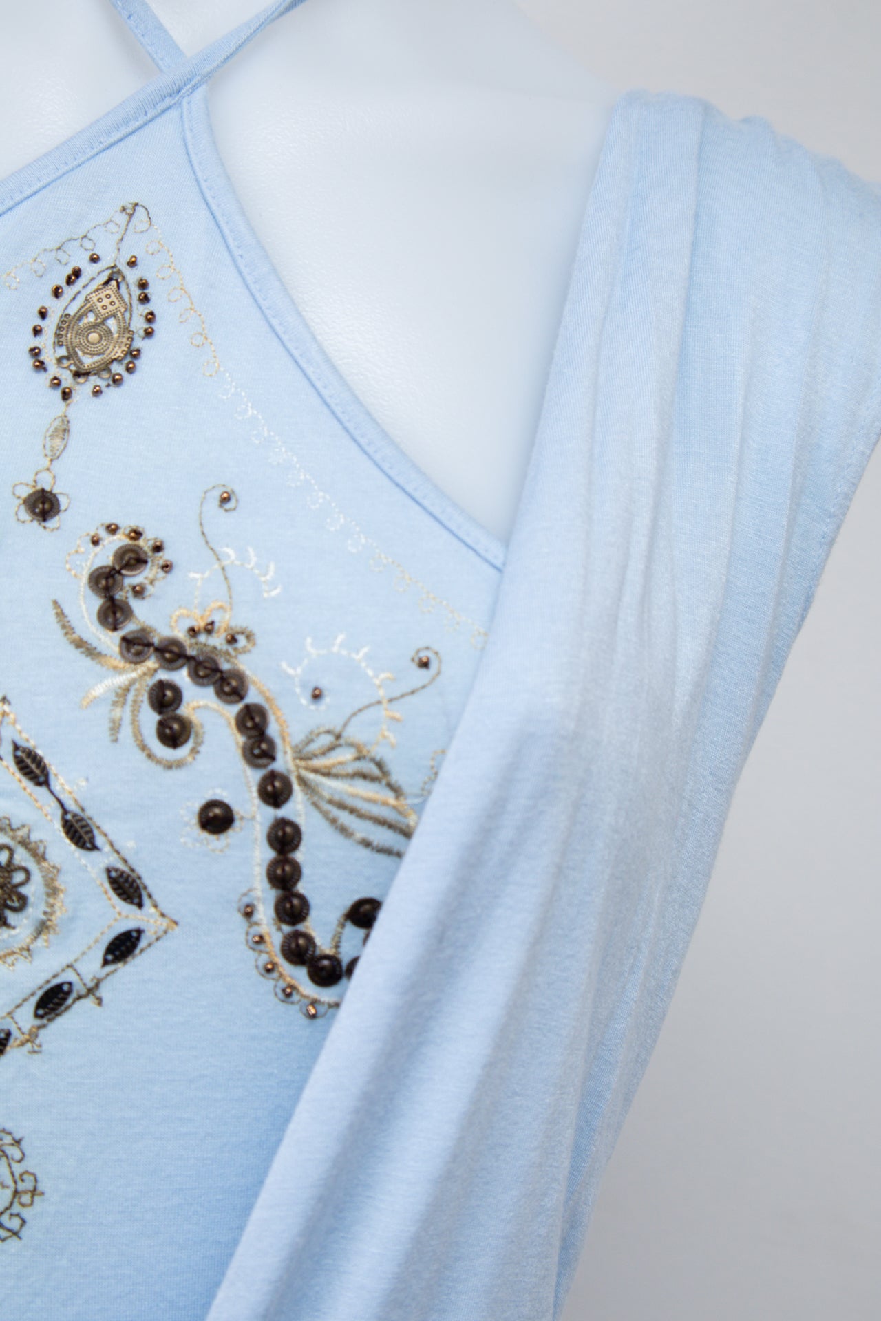 #086 Cami Top Blue | c. 200 | Size 10