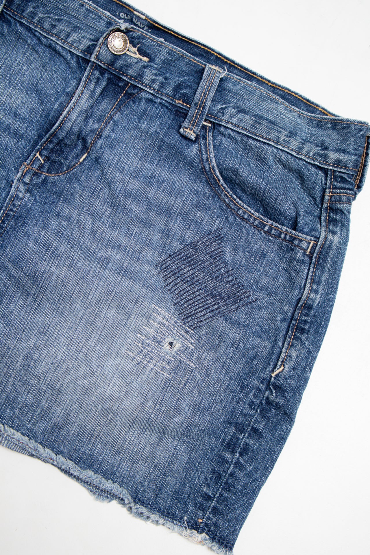 #075 Old Navy Mini Skirt Blue | c. 204 | Size 12