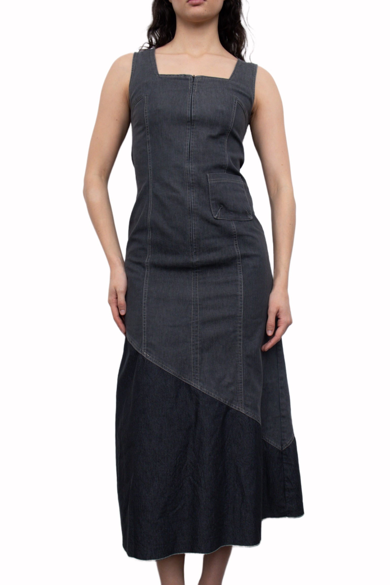 #62 Denim Maxi Dress | Garden Brat | Size 10