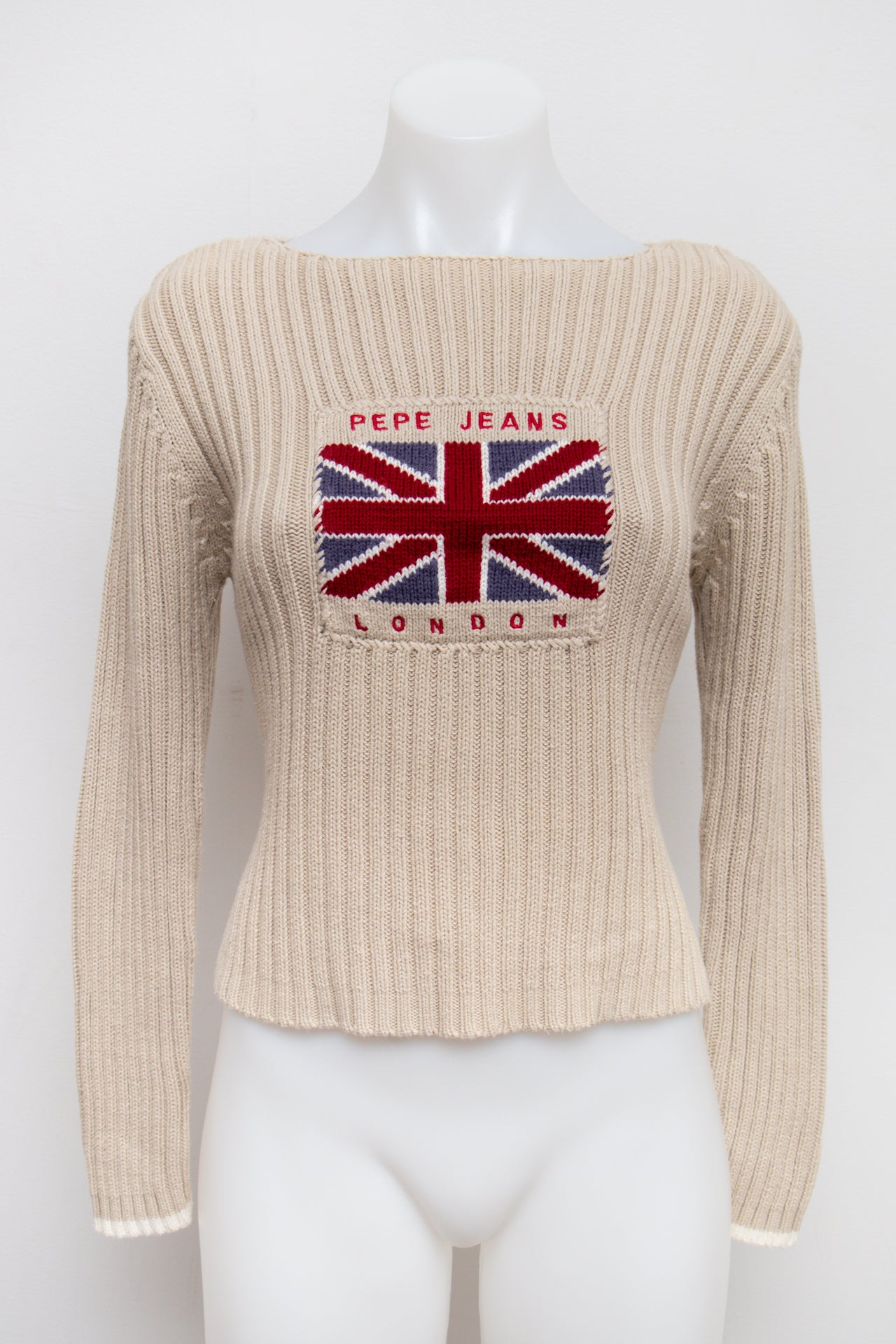 #92 Pepe Jeans sweater Beige | c. 193 | Size 12