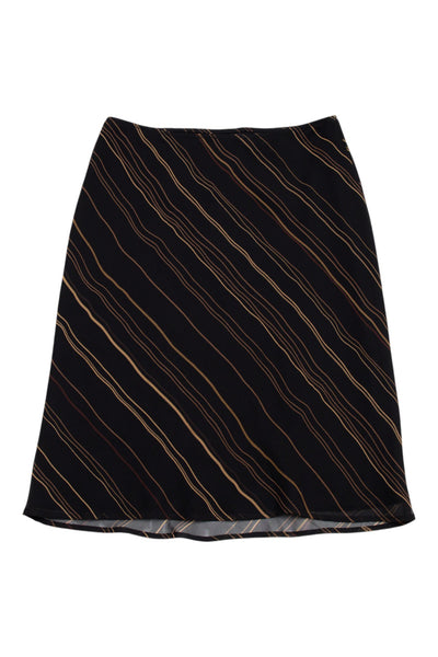 #144 Express Long Skirt Black | c. 208 | Size 8