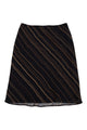 #144 Express Long Skirt Black | c. 208 | Size 8