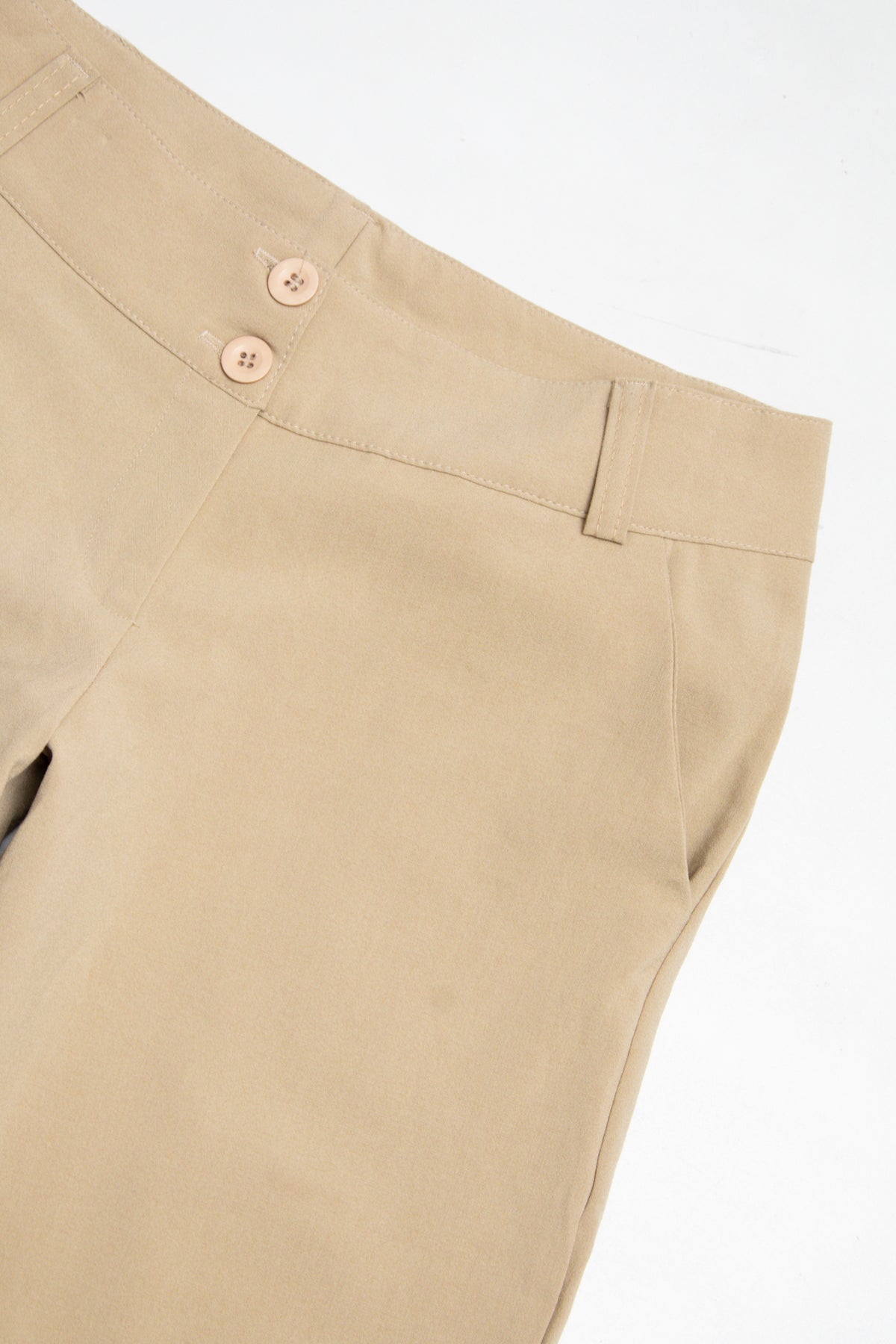 #086 Pony Tail Capris Beige | c. 209 | Size 8