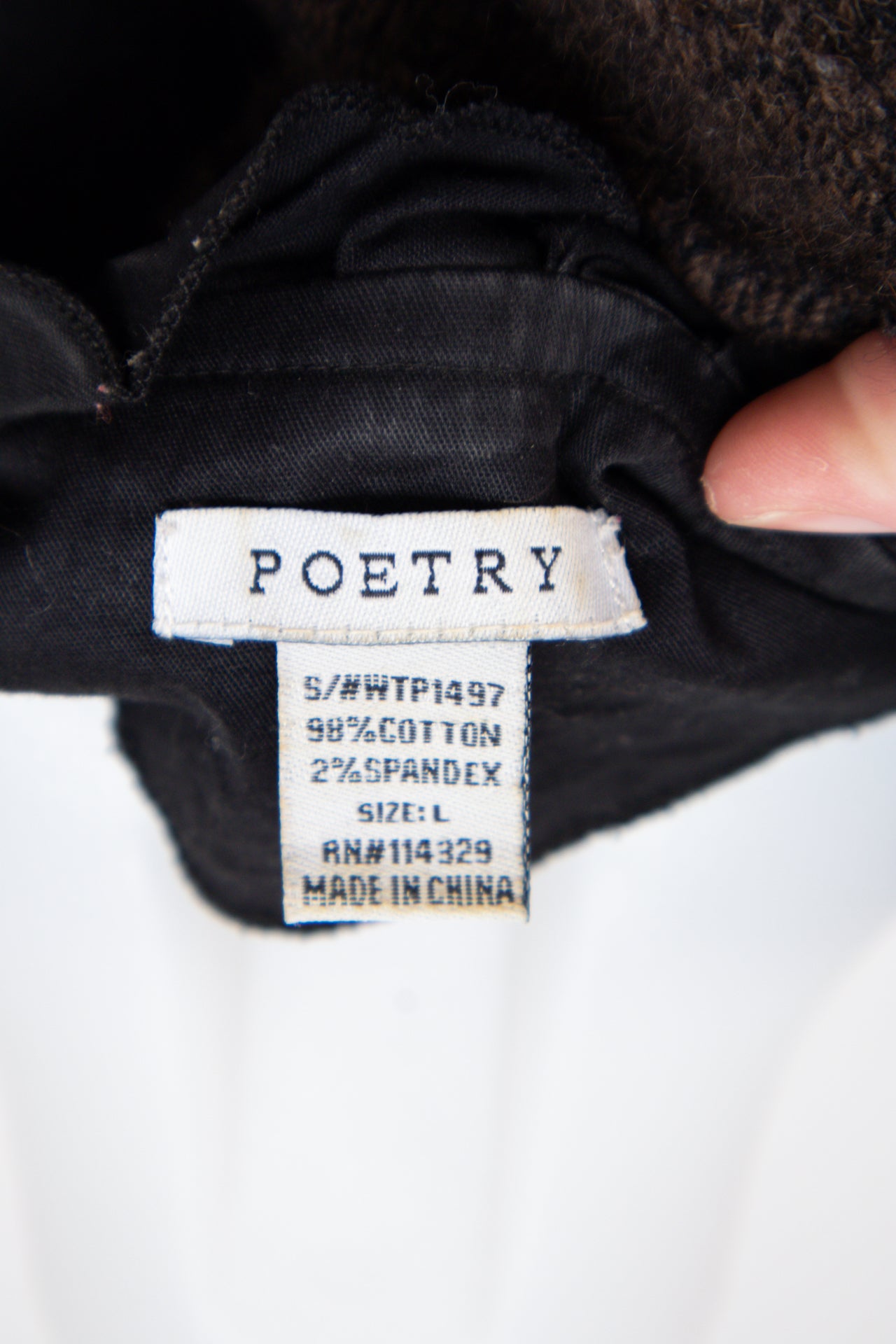 #105 Poetry Camisole Top Black | c. 200 | Size 10/12