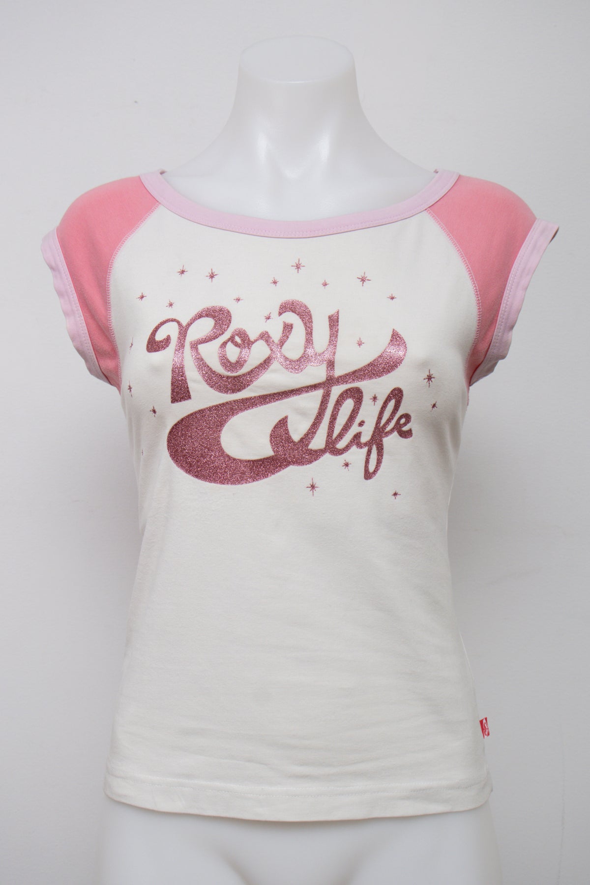 #041 Roxy T-shirt White | c. 204 | Size 8