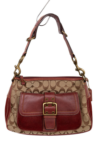 #153 Coach Shoulder Bag Brown | c. 187 | Size