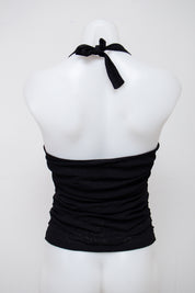 #004 Jeanology Collection Halter Black | c. 209 | Size 8