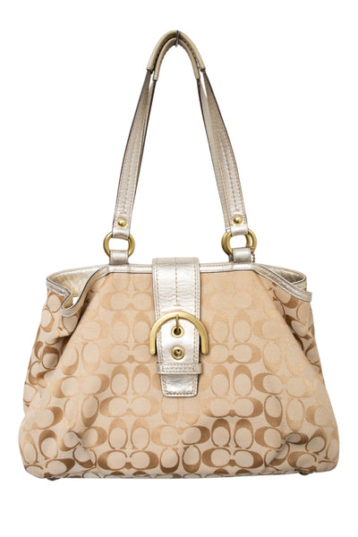 #188 Coach Shoulder Bag Beige | c. 200 | Size