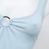 #054 Le Chateau Tank Top Blue | c. 202 | Size 8