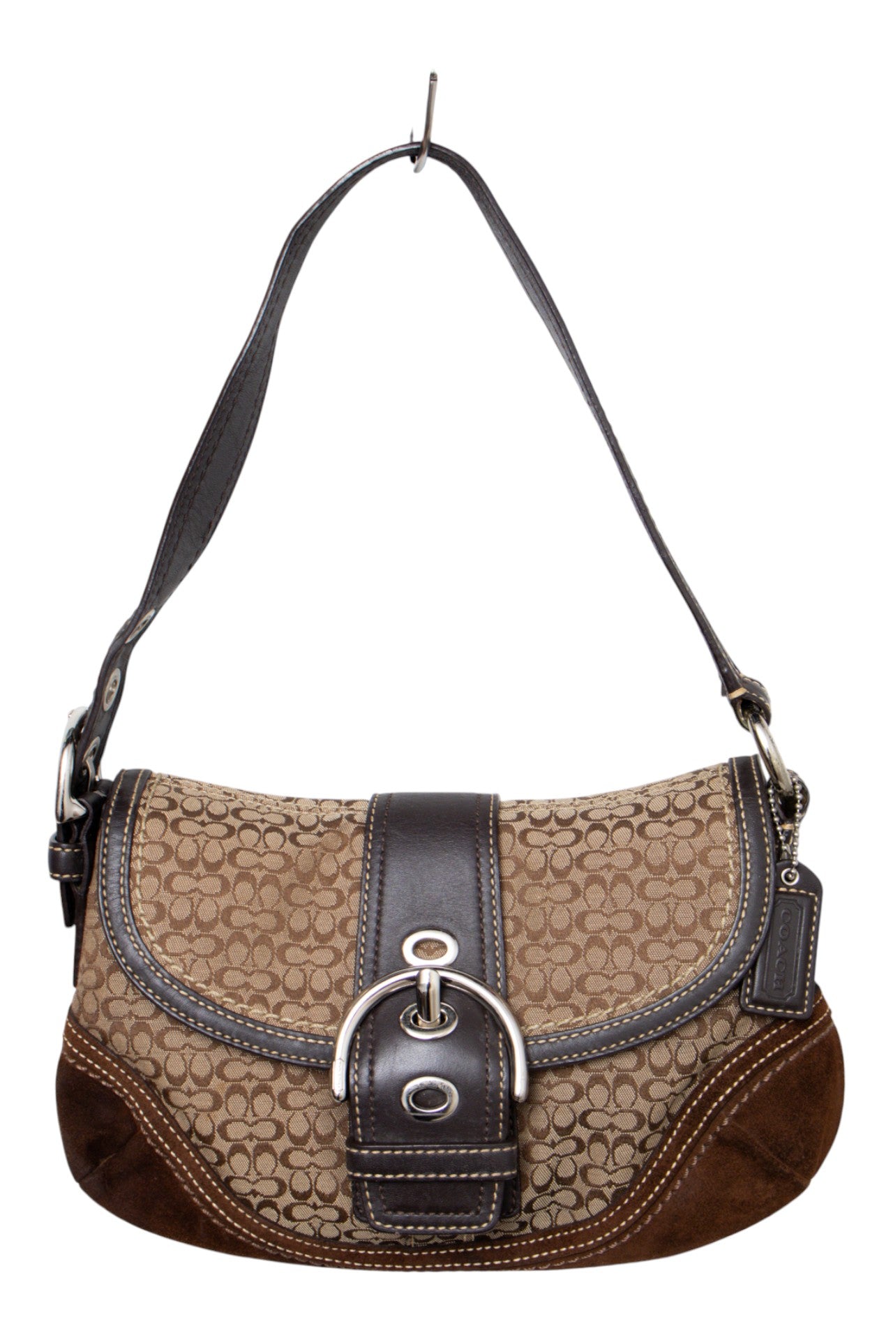 #213 Coach Shoulder Bag Brown | c. 204 | Size