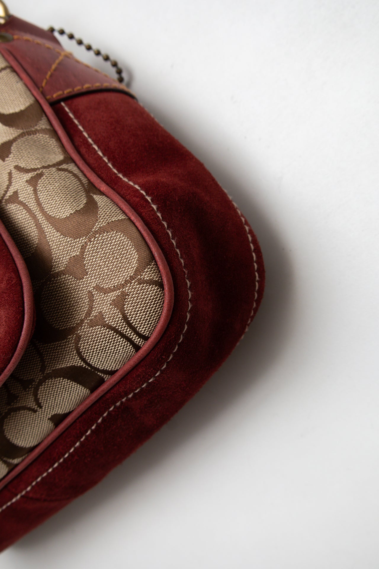 #190 Coach Shoulder Bag Brown | c. 196 | Size