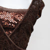#46 Ax Paris Cami Top Brown | c. 194 | Size 10/12
