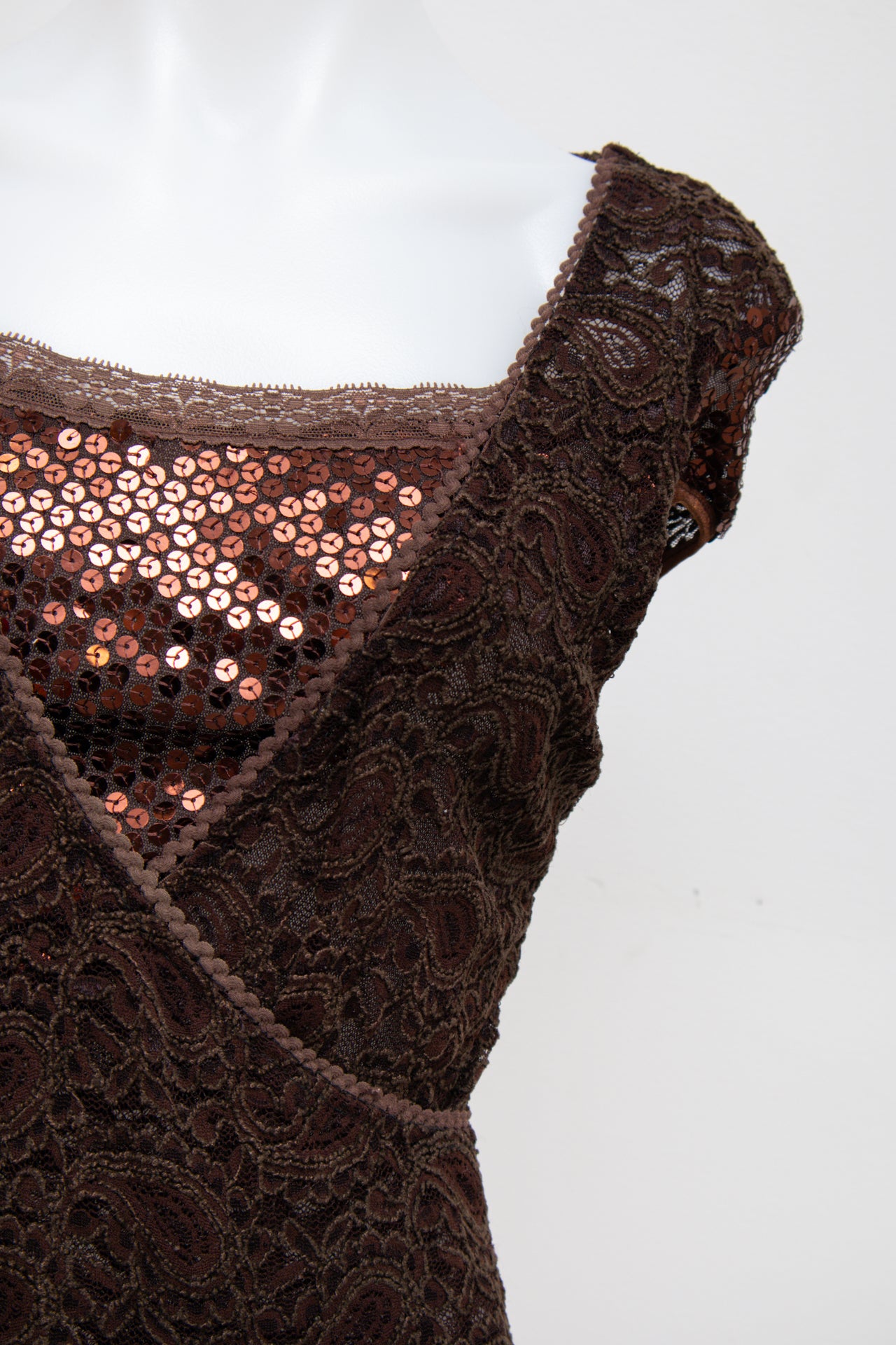 #46 Ax Paris Cami Top Brown | c. 194 | Size 10/12