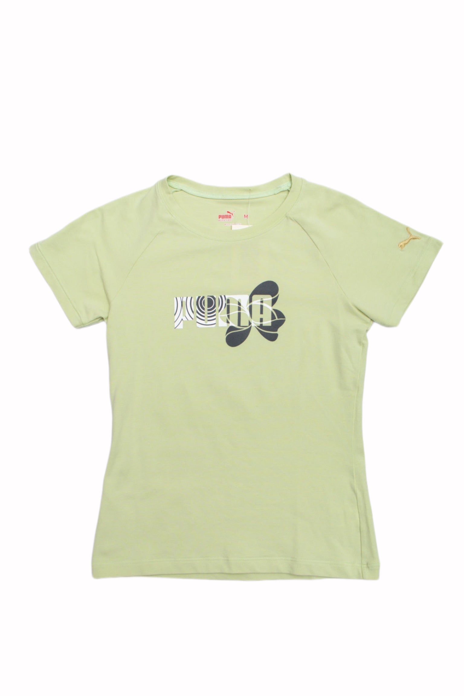 #47 Puma Green Tee | Baby Tees & Gowns | Size 10