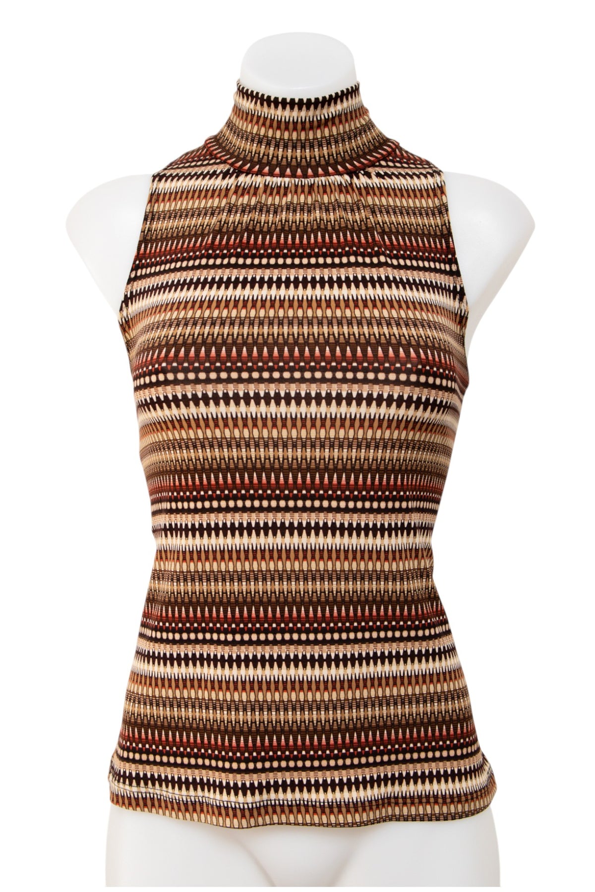 #052 Kc Stevens Top Brown | c. | Size 10/12