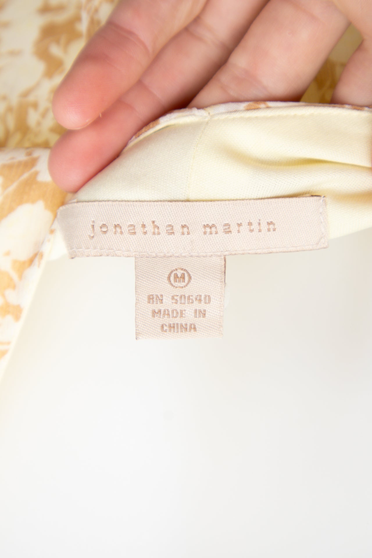 #52 Jonathan Martin Cami Top Yellow | c. 197 | Size 8