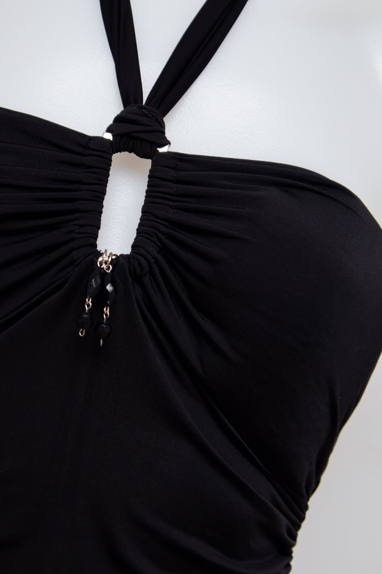 #010 Jennyfer Halter Top Black | c. 203 | Size 6