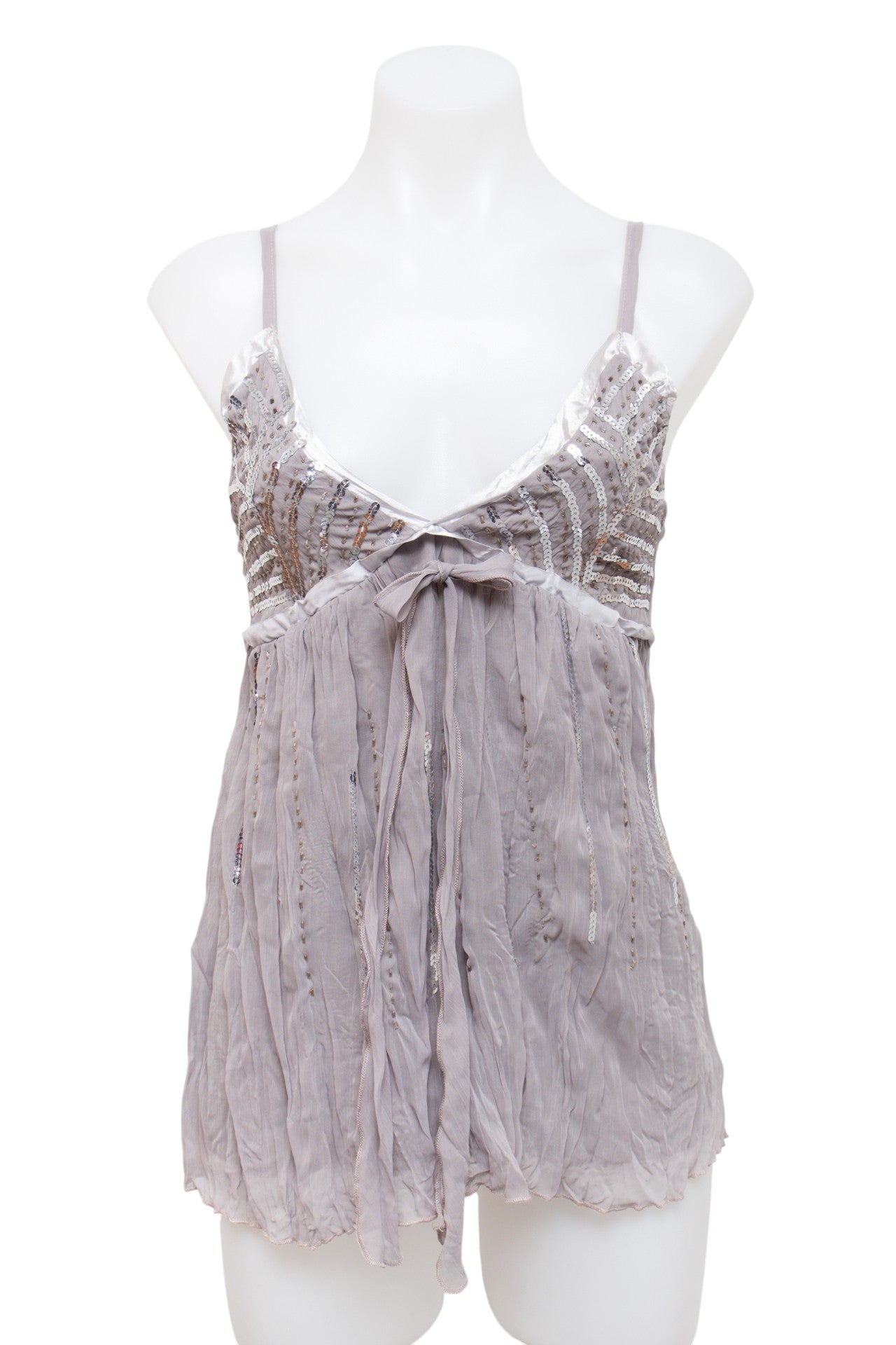 #09 Simi Sue Cami Top Gray | c. 196 | Size 10