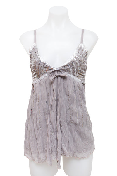 #09 Simi Sue Cami Top Gray | c. 196 | Size 10