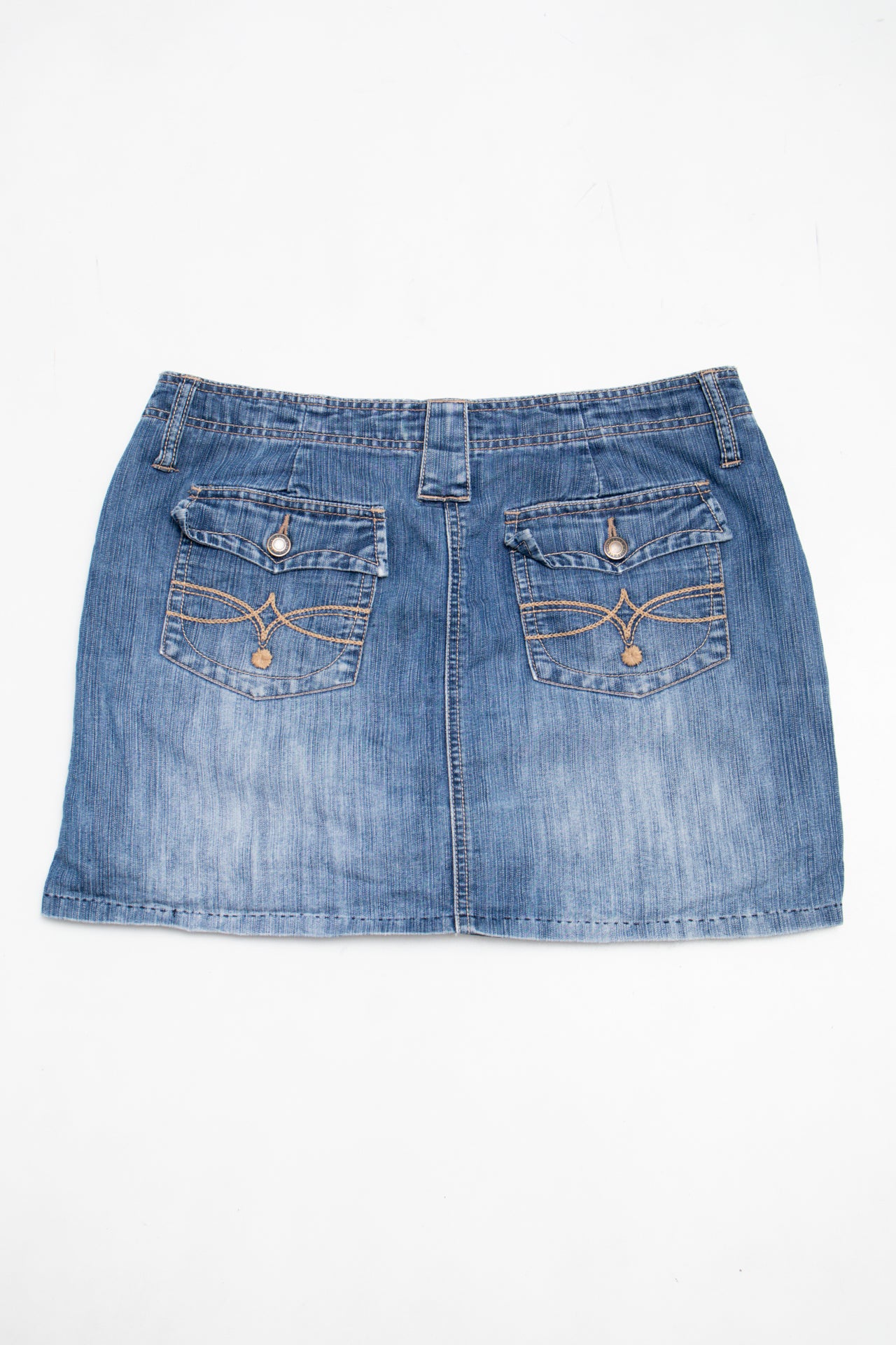 #055 Faded Glory Mini Skirt Blue | c. 204 | Size 10