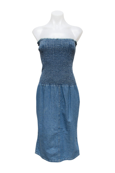 #131 MNG Denim Mini Skirt Blue | c. 190 | Size 10