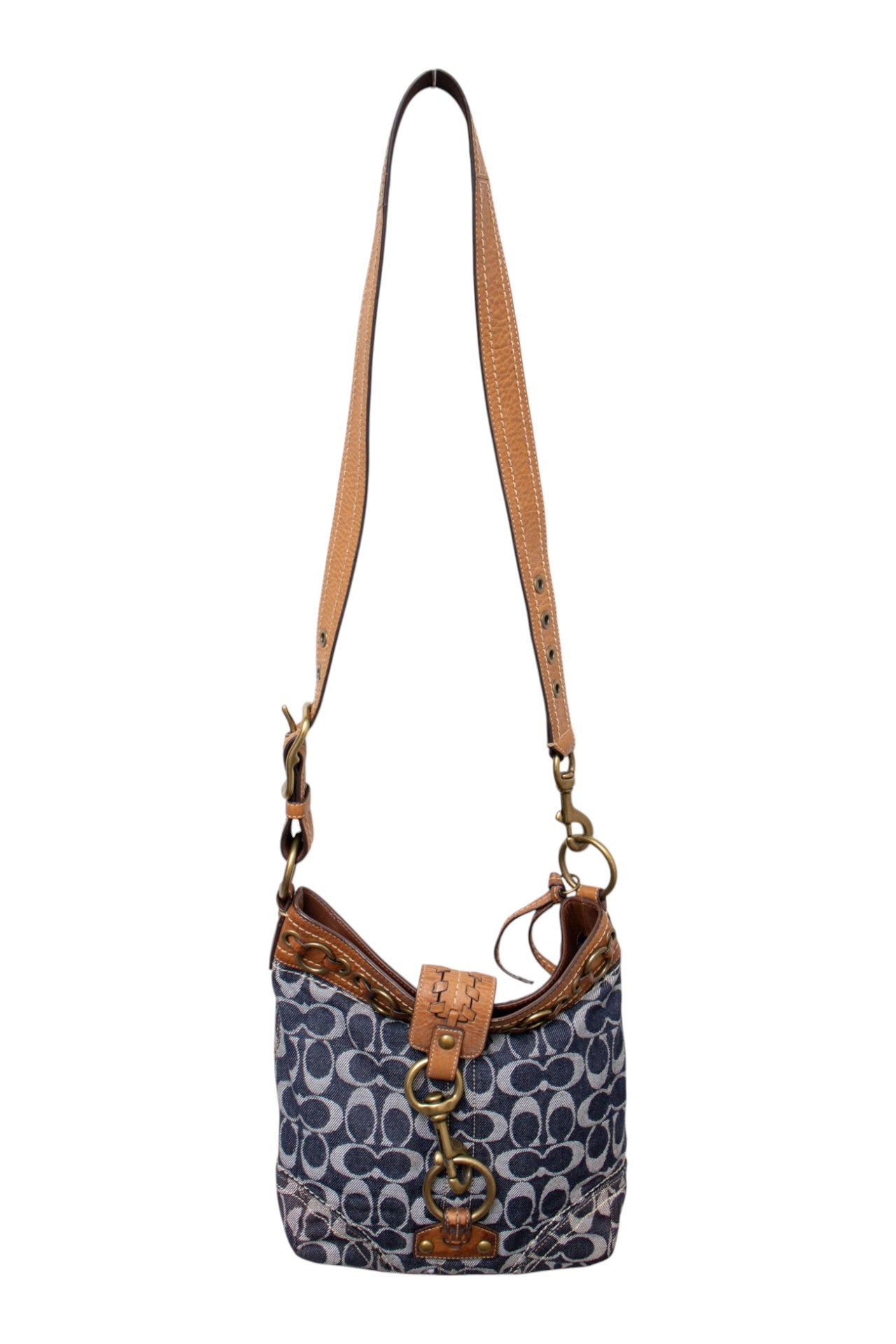 #213 Coach Shoulder Bag Blue | c. 199 | Size