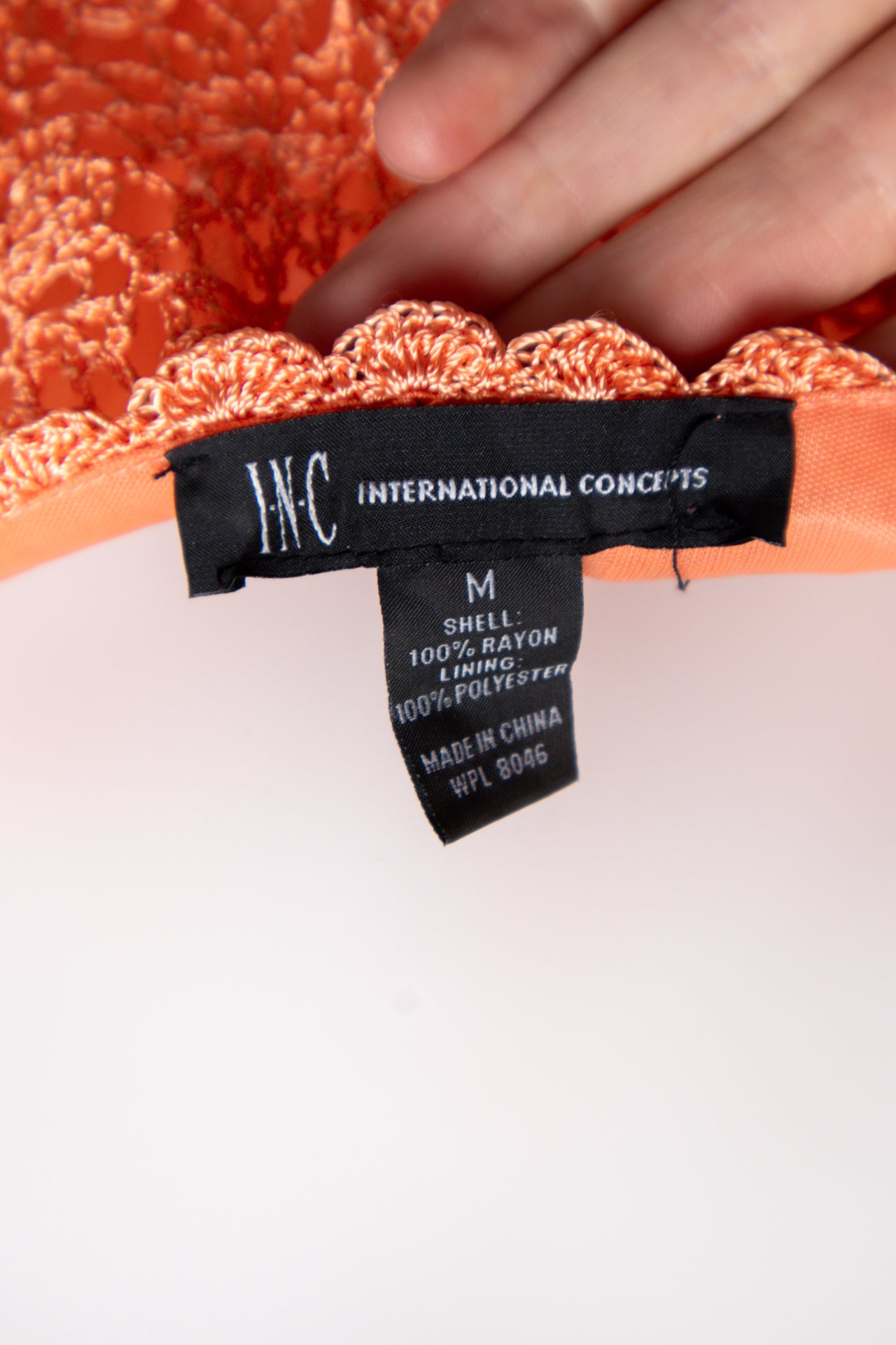 #67 Inc International Concepts Cami Top Orange | c. 191 | Size 10