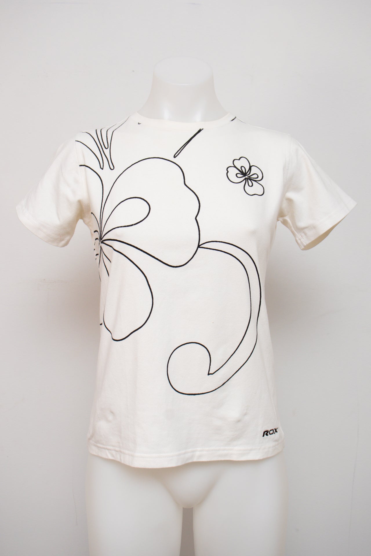#043 Rox Baby Tee White | c. 211 | Size 10