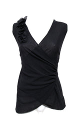 #003 White House Black Market Top Black | c. 207 | Size 8