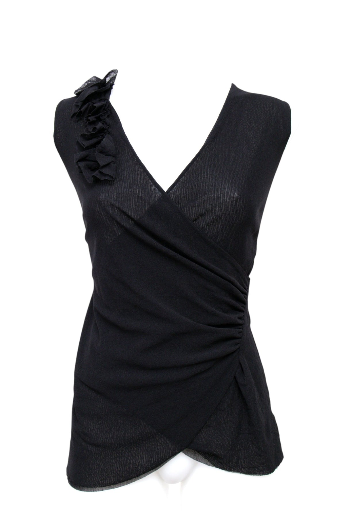 #003 White House Black Market Camisole Top Black | c. 207 | Size 8