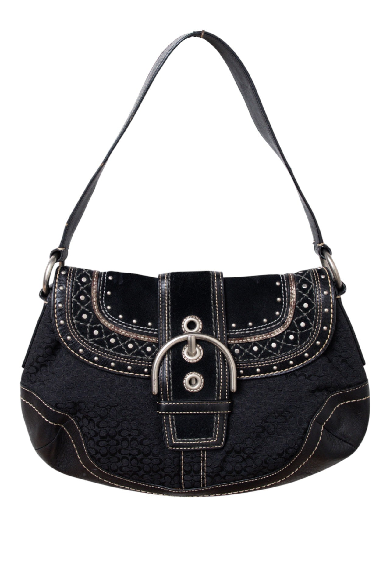 #167 Coach Bag Black | c. 214 | Size