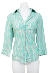 #050 Riders By Lee Button-Up Green | c. 205 | Size 8