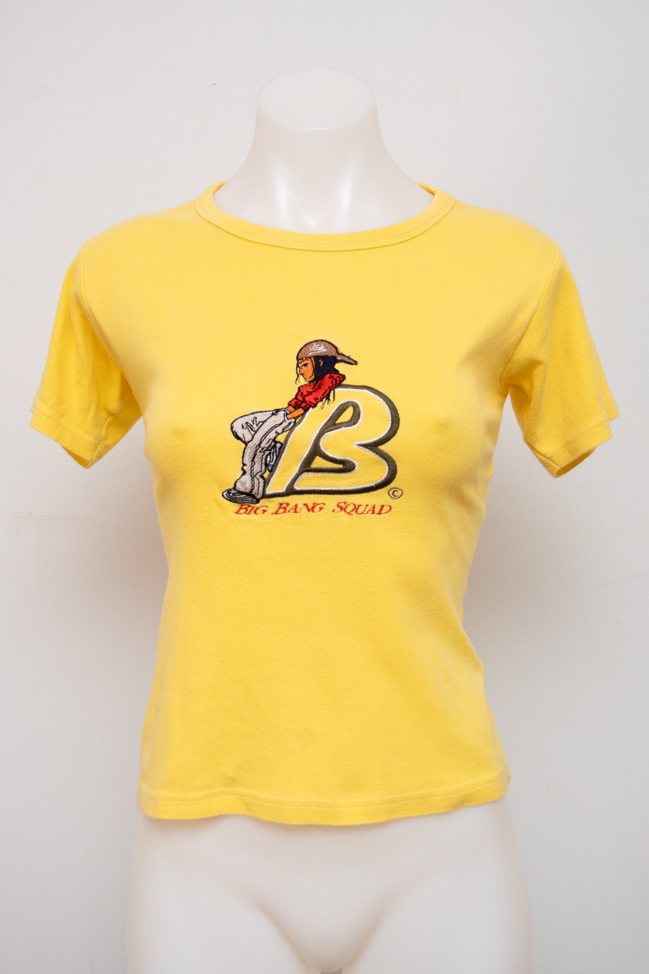 #050 Big Bang Squad Baby Tee Yellow | c. 211 | Size 10