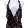 #07 Perseption Concept Halter Top Purple | c. 193 | Size 10