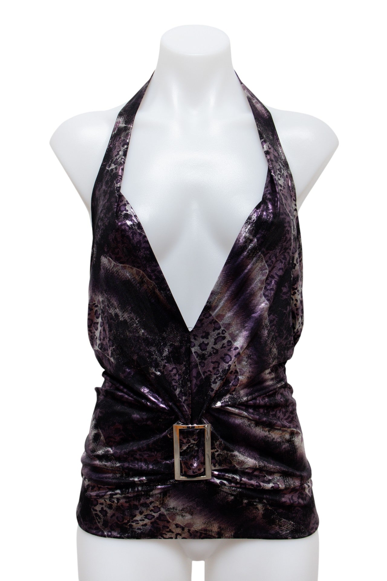#07 Perseption Concept Halter Top Purple | c. 193 | Size 10