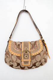 #200 Coach Shoulder Bag Brown | c. 201 | Size