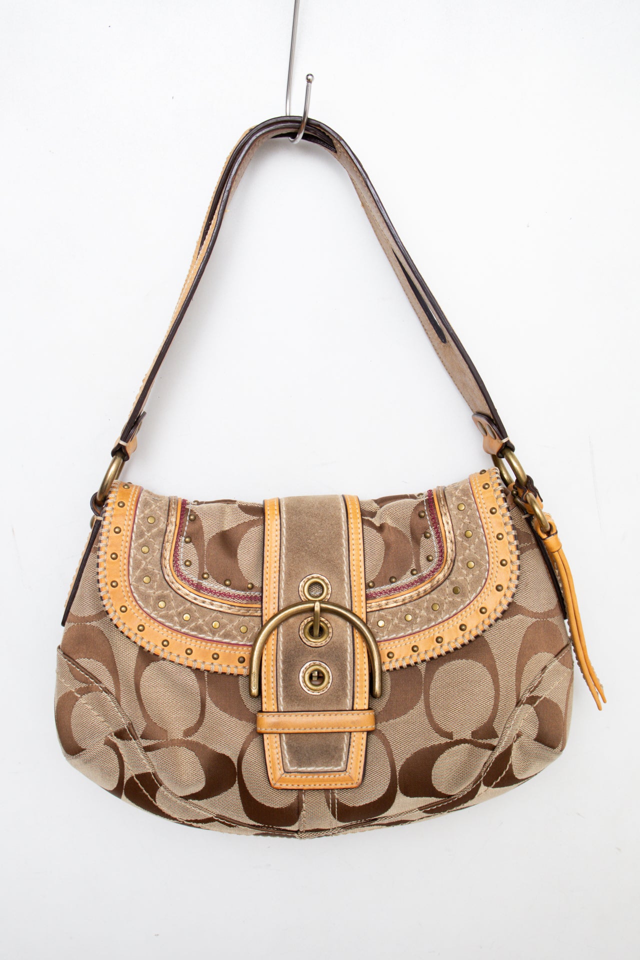 #200 Coach Shoulder Bag Brown | c. 201 | Size