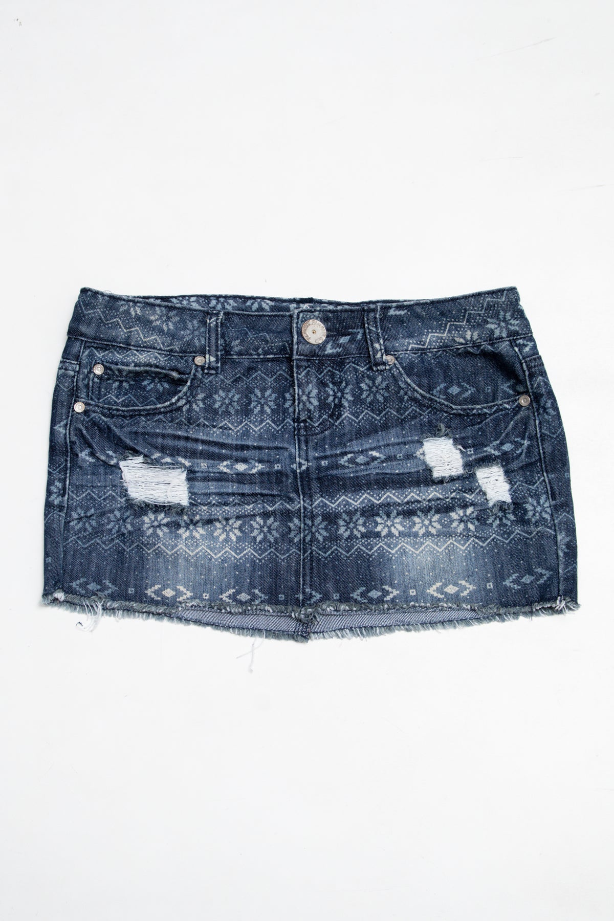 #153 Almost Famous Mini Skirt Blue | c. 209 | Size 8