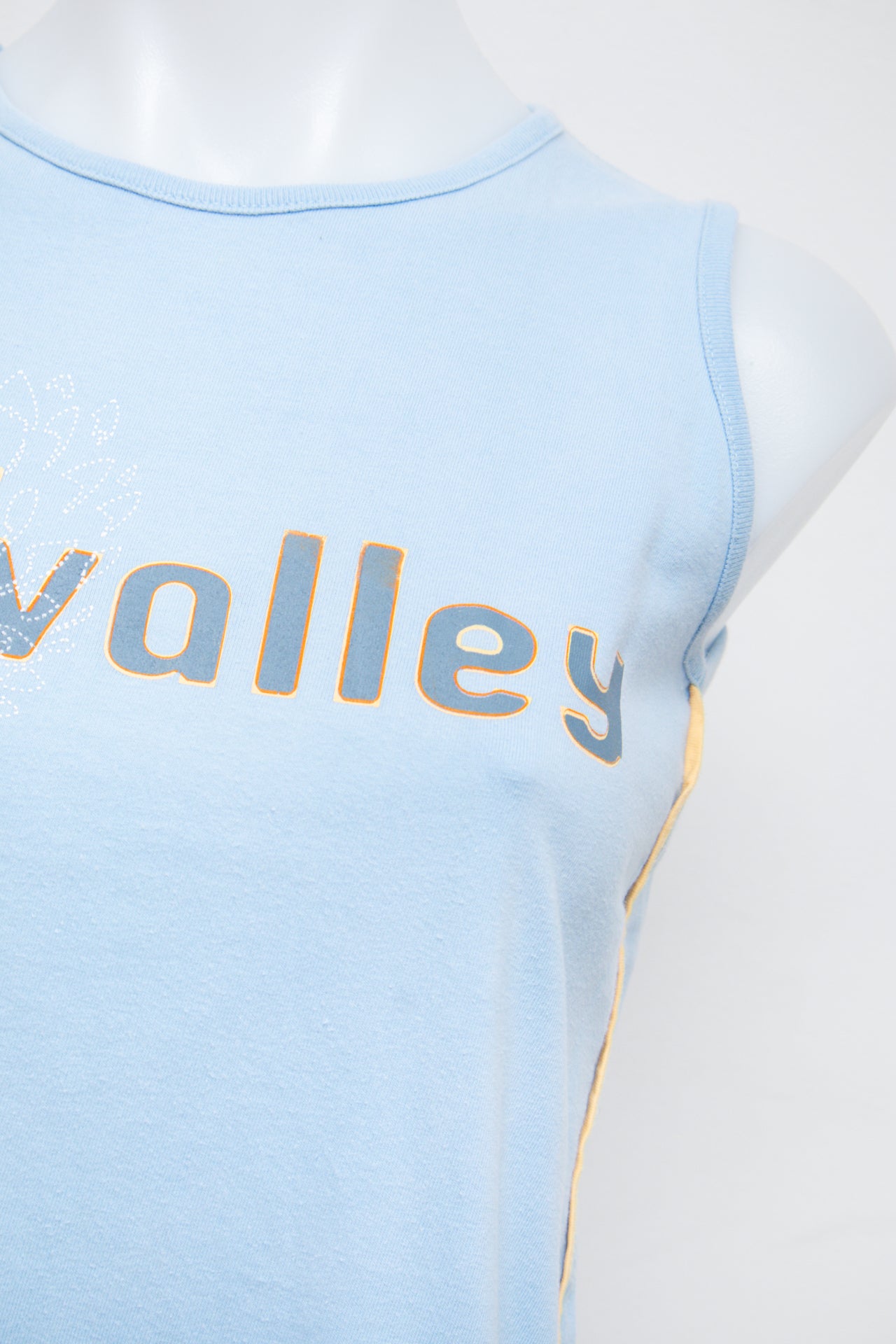 #64 big valley Tank Top Blue | c. 196 | Size 10