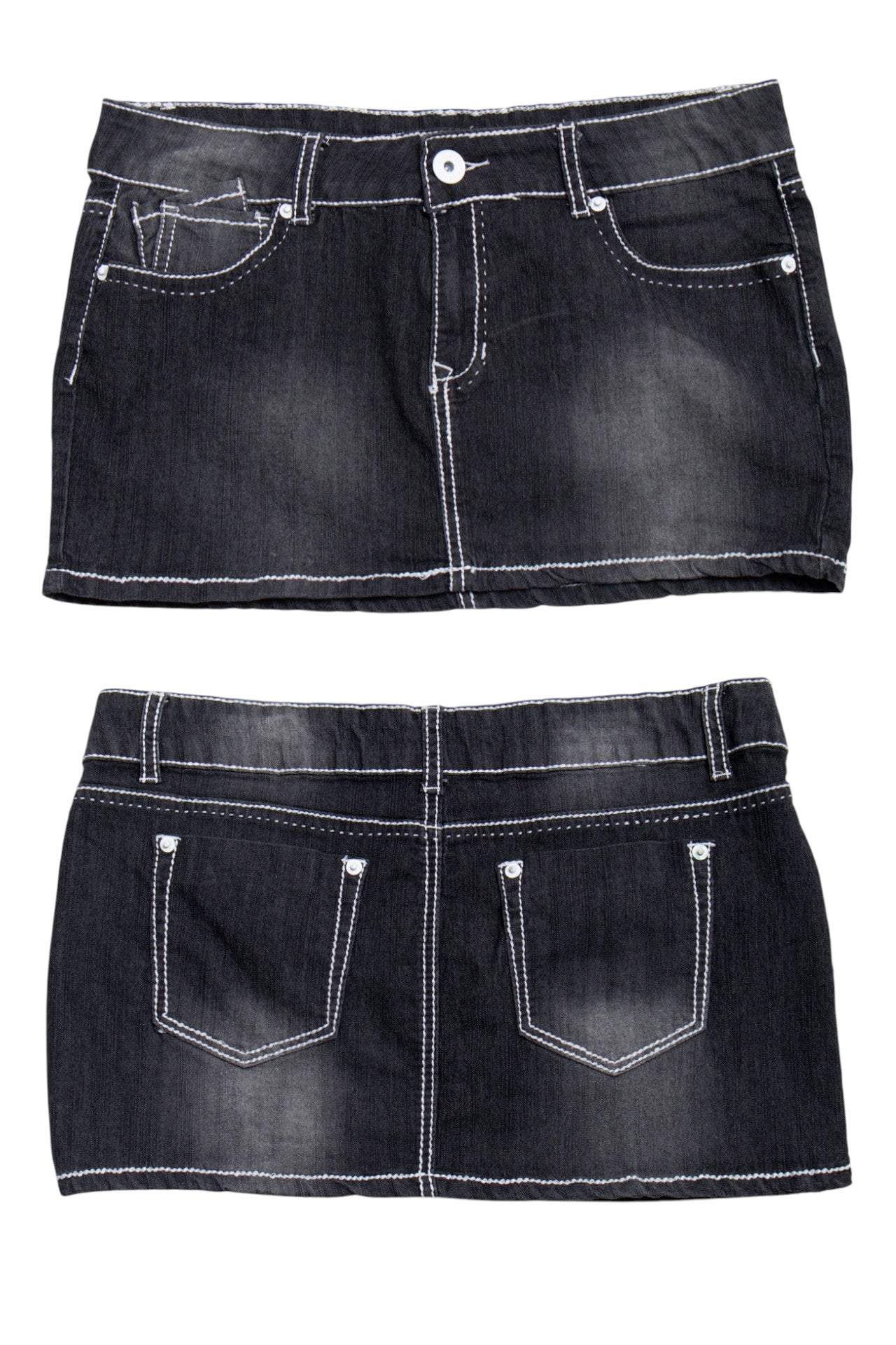 #188 Bonngo Mini Skirt Black | c. 191 | Size 8