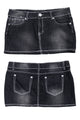 #188 Bonngo Mini Skirt Black | c. 191 | Size 8