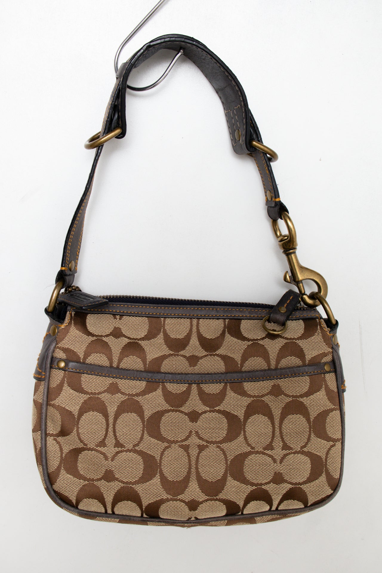 #152 Coach Shoulder Bag Brown | c. 187 | Size