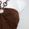 #058 Sam & Max Halter Top Brown | c. 200 | Size 8